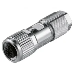 M12 A-Code 4 Pin Female Connector