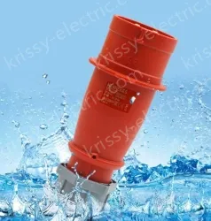 Waterproof 3 pole 16A plug TYP 278