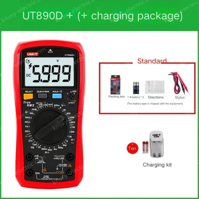 UT890D + gift pack + charging kit