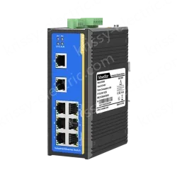 8 Ports 10/100M T(x) Din-Rail Managed Industrial Ethernet Switch
