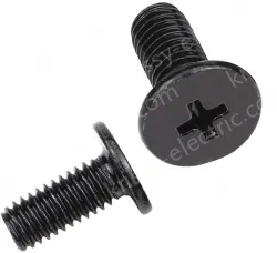 Carbon steel thin head screws M1.6*8*3