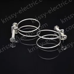 Double steel wire hose clamp 201 material 21-25*2 [wire diameter]