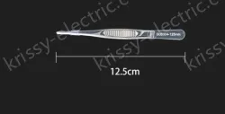 Stainless steel tweezers Straight round head (304 models) 12.5cm