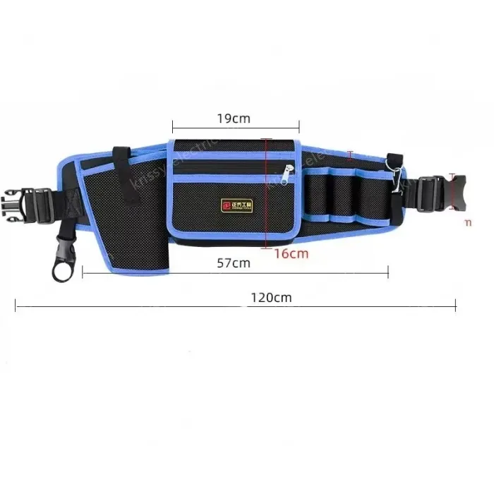 Hand drill bag + waist bag + mineral water hook