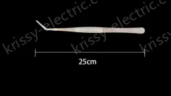 Stainless steel tweezers Curved tip (thick) 20cm