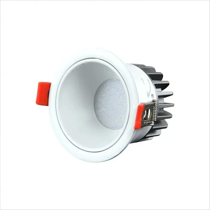 Downlight model: 10W white cup with an opening of 75mm 3500K Preh chip + isolated driver