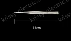 Stainless steel tweezers Straight tip (304 models) 14cm