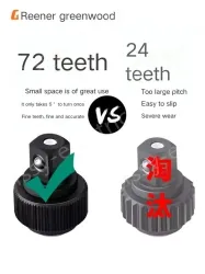 4S anti-drop 72-tooth bending handle 98-piece set