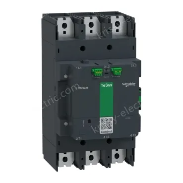 LC1G630EHEA Contactor, high power, TeSys Giga, advanced version, AC-3, <= 440V, 630A, 3 pole/NO, 48-130VAC/DC coil