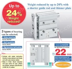 With Air Cushion MGP Series MGPM25-30AZ