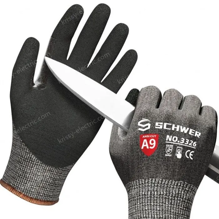Class 9 protective HPPE cutting gloves