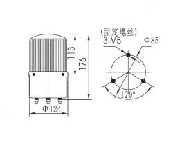 Small warning lightsLTE-5121J AC36V Red