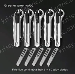 5 pieces of high-quality five consecutive shots + 55 alloy blades