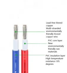 Transformer Cable 22AWG Yellow to Green