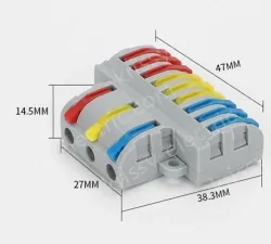 Quick terminal blocks-SPL-93 three in nine out