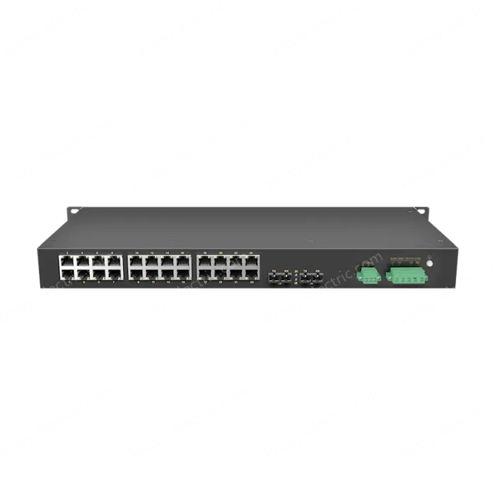 2 Ports 100M FX + 24 Ports 10/100M RJ45 Rack-mount Managed Industrial Ethernet Switch