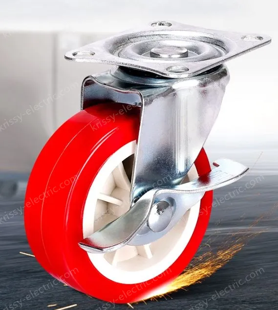Furniture wheels 1.5-inch universal brakes