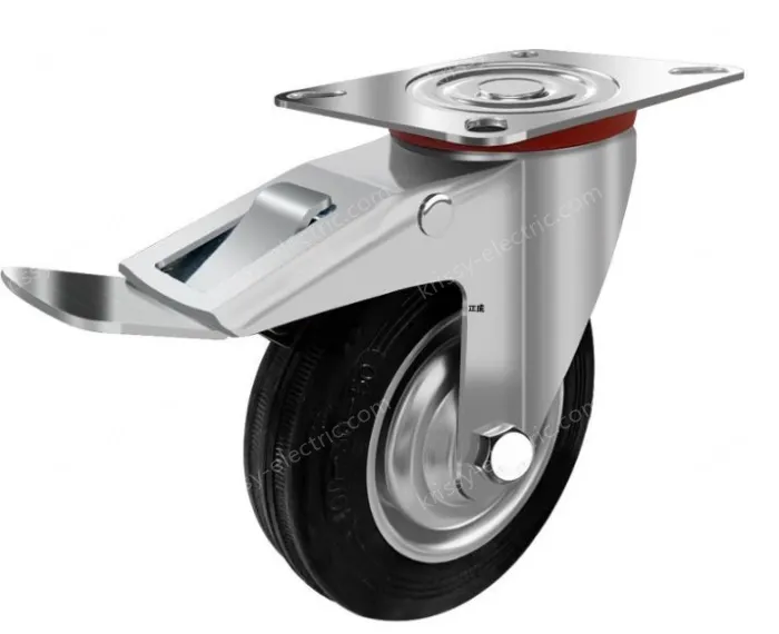 Rubber pulleys 6-inch univRubber pulleys ersal brakes