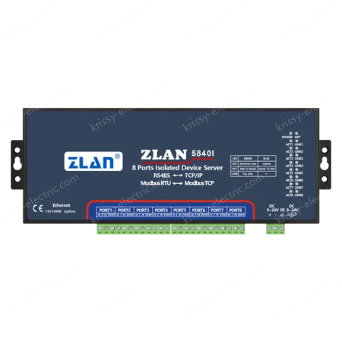 Isolated 8 Ports Serial Device Server
