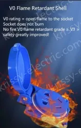 Explosion-proof cast aluminium triplex 3-hole red