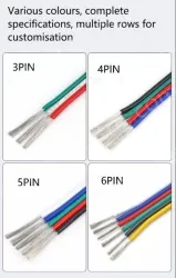 LED light connecting cable 16AWG*4 and (26/0.254TS)