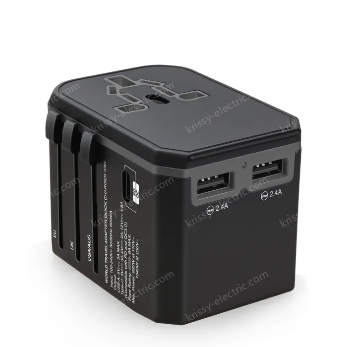 Hot sale PD travel adapter KRUSB-WLG3302B