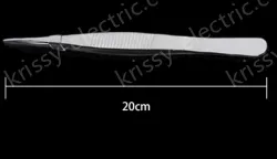Stainless steel tweezers Straight tip (thick) 20cm