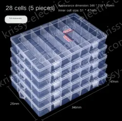 5 pieces of thickener 28 grids