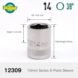 CALC-14mm-10mm series 3/8-12309