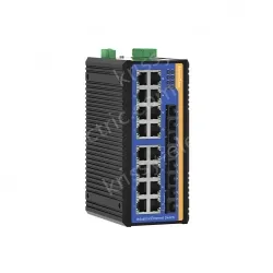 [100 Gigabit 4 Optical 16 Electrical] Ring Network Management Industrial Switch