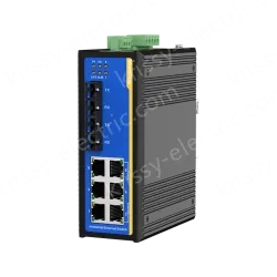 8 Ports 10/100M Din-Rail Managed Industrial Ethernet Switch