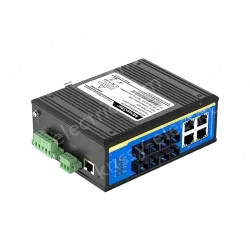 [100 Gigabit 4 Optical 4 Electrical] Ring Network Management Industrial Switch