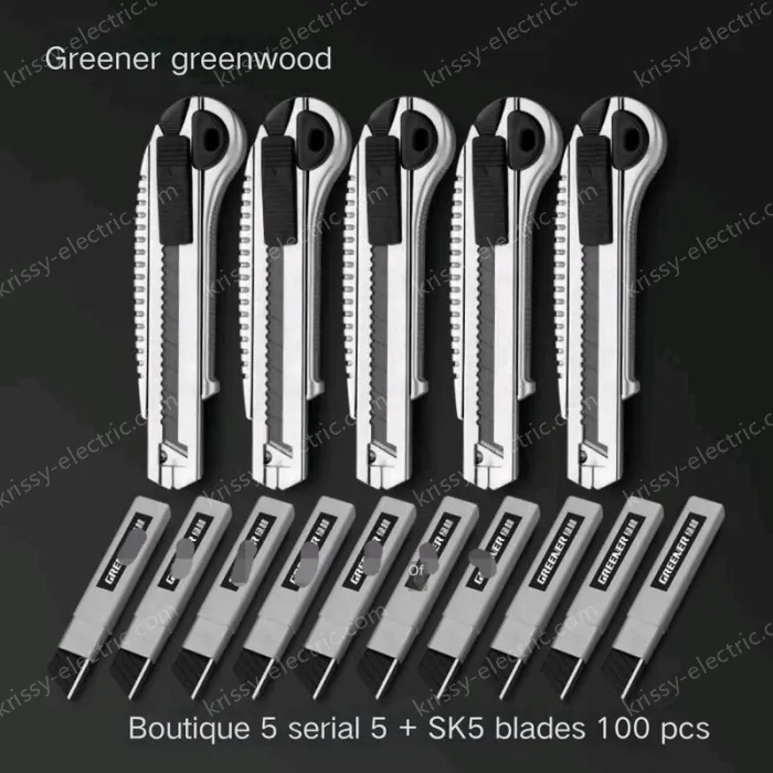 5 pieces of high-quality five consecutive shots + 5 alloy blades + 100 SK5 blades