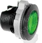 Red transparent button, plastic black border, can be equipped with lamp holder module