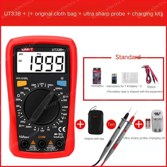 UT33B + gift bag + original cloth bag + charging set + extra tip watch pen