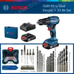 GSB 185-LI dual electric +33 pcs