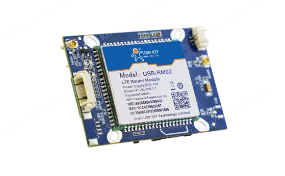 Single-network port 4G wireless router module