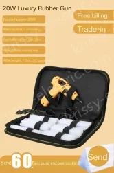 20W luxury glue gun + 60 glue stick + storage bag