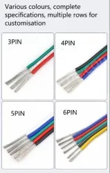 LED light connecting cable 16AWG*5 and (26/0.254TS)