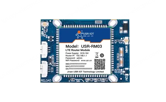 Dual-network port 4G wireless router module