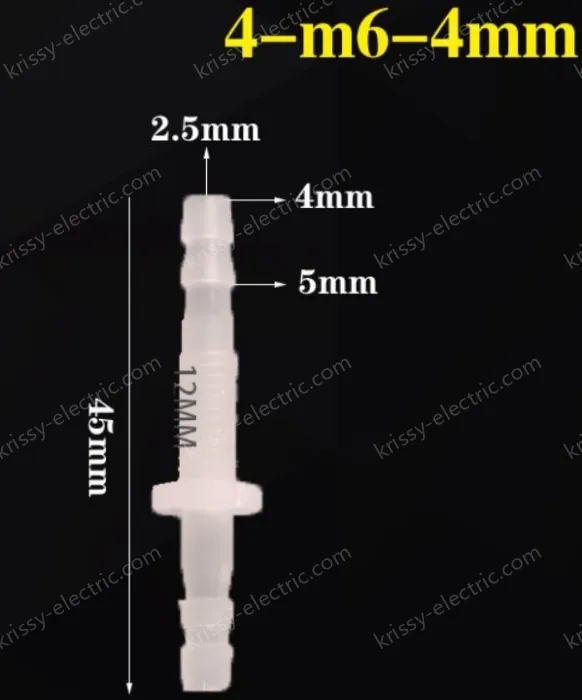4-M6-4-Feed-through plastic connectors