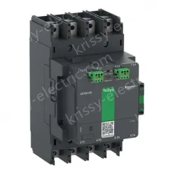 LC1G1154LSEA Contactor, high power, TeSys Giga, advanced version, 4 pole/NO, AC-1 <=440V 250A, 200-500VAC/DC coil