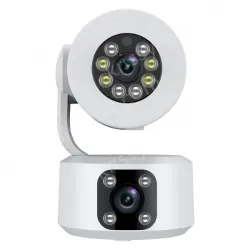 4MP-Full color night vision-Dual lens two-way voice camera