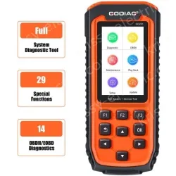 GODIAG GD203 ABS/SRS OBD2 Scan Tool