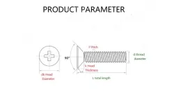 Electronic screws M1*3