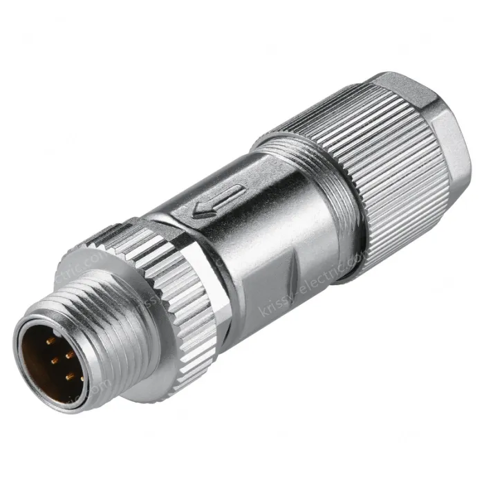 M12 A-Code 8 Pin male connector