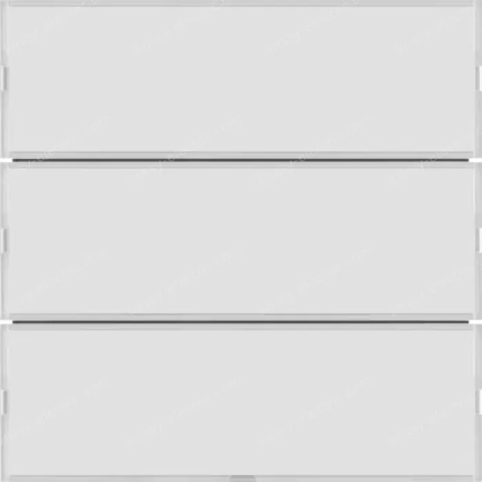 Push-button 3g, lab. field,RGB LED, int. temp.sensor, KNX-S.1/B.3/B.7,f.wh.p.wh