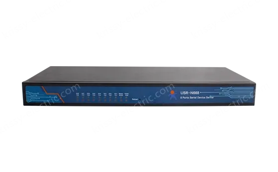 Eight serial servers