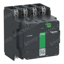 LC1G5004LSEN Contactor, high power, TeSys Giga, 4P(4NO), AC-1, <=440V 700A, standard version, 200-500V AC/DC wide band coil