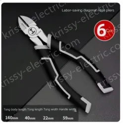 6 inch labor-saving diagonal nose pliers 70% labor-saving